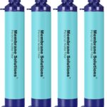 QTY: 4 Membrane Solutions Straw Water Filter (not LifeStraw brand)
